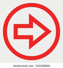 Directional Arrow Sign vector illustration
