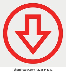 Direction Arrow Sign Vektorgrafik