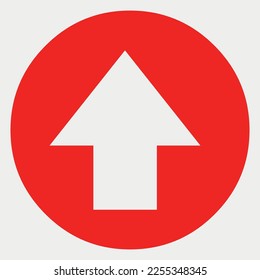 Ilustración vectorial Signo de flecha direccional