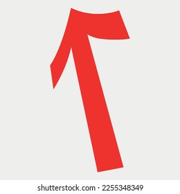 Ilustración vectorial Signo de flecha direccional