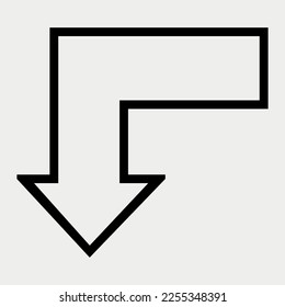 Directional Arrow Sign vector illustration