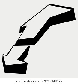Direction Arrow Sign Vektorgrafik