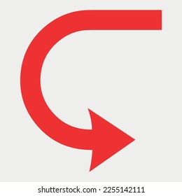 Directional Arrow Symbol vector illustration