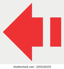 Directional Arrow Symbol vector illustration