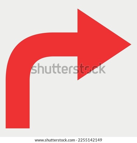 Directional Arrow Symbol vector illustration