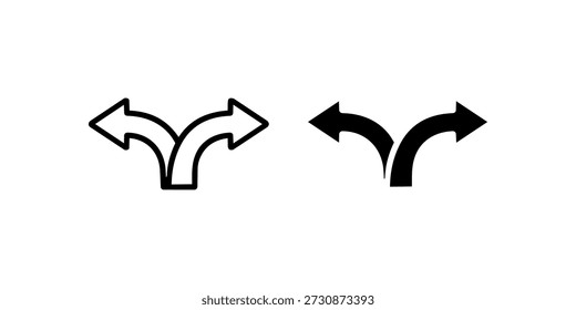 Setas direcionais: setas retas e curvas para navegação e orientação.