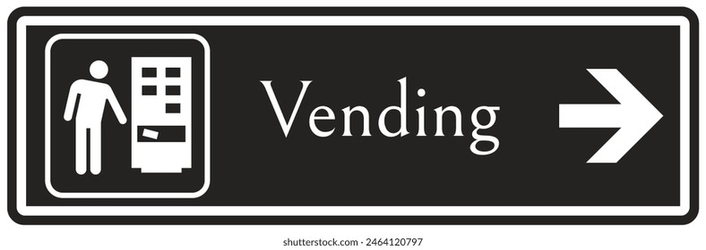 Directional finding sign vending machine