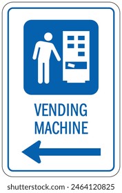 Directional finding sign vending machine