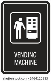 Directional finding sign vending machine