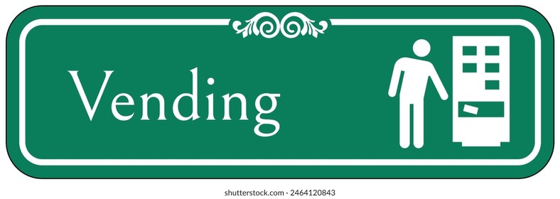 Directional finding sign vending machine