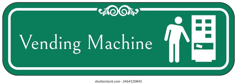 Directional finding sign vending machine