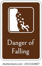 Directional hiking safety sign and labels