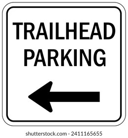 Directional hiking safety sign and labels