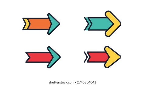 directional Horiz soft tone vector design