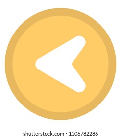 Directional left arrow with arrowhead is forward arrow
