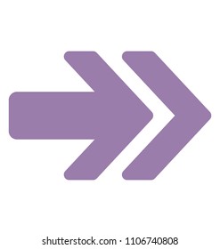 
Directional right arrow with arrowhead is forward arrow
