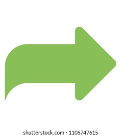 
Directional right arrow with arrowhead is forward arrow
