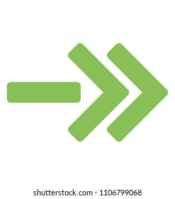 
Directional right arrow with arrowhead is forward arrow
