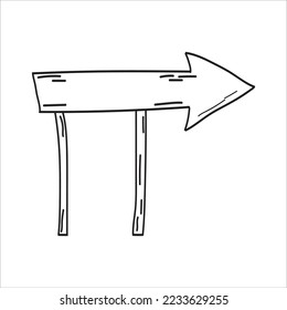Vector de arte de la línea de dibujo de Doodle