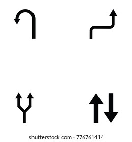 directions icon set