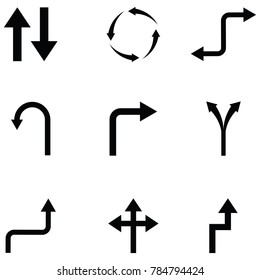 directions icon set