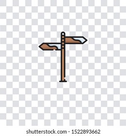directions icon sign and symbol. directions color icon for website design and mobile app development. Simple Element from arctic collection for mobile concept and web apps icon.