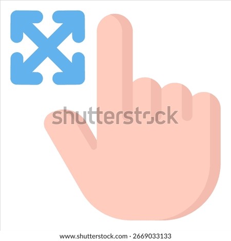 Directions icon symbol. Vector illustration.