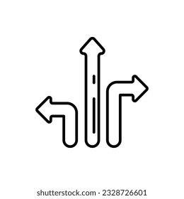 Directions icon in vector. Illustration