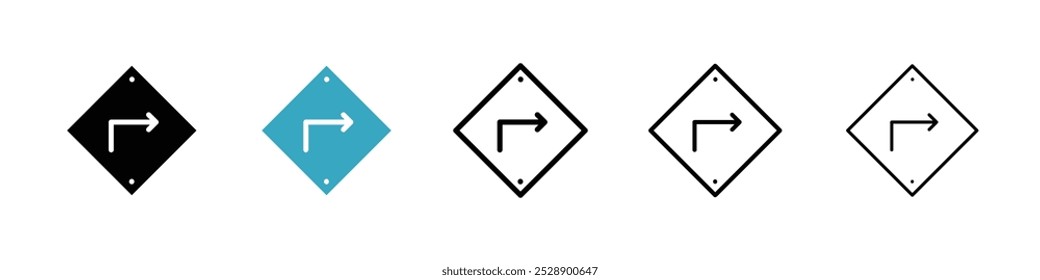 Conjunto de Ilustraciones vectoriales de iconos de direcciones