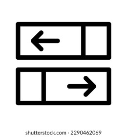 Ilustración de diseño de símbolos vectores de iconos de direcciones