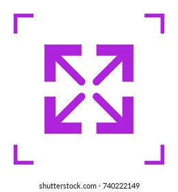 Directions minimal icon. Arrows line vector icon for websites and mobile minimalistic flat design.