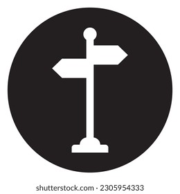 directions or navigation icon vector template illustration logo design