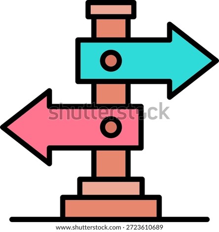 Directions New Creative Icon Design Vector
