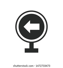 
directions sign icon vector design template