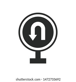 directions sign icon vector design template