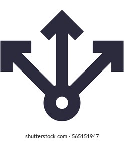 Directions Vector Icon
