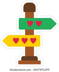 Directions vector icon. Can be used for printing, mobile and web applications.