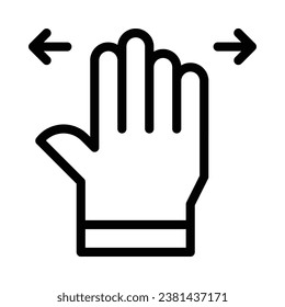 directions vector icon on white background