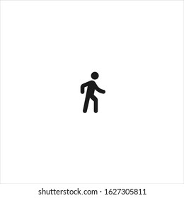Directions walk icon- Vector illustration