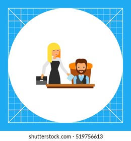 Director with Assistant Icon