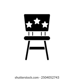 director chair concept line icon. Simple element illustration.director chair concept outline symbol design.