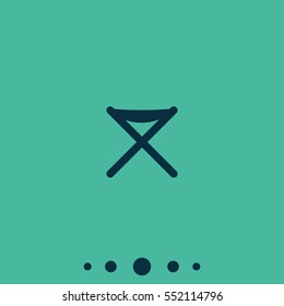 Director chair icon.