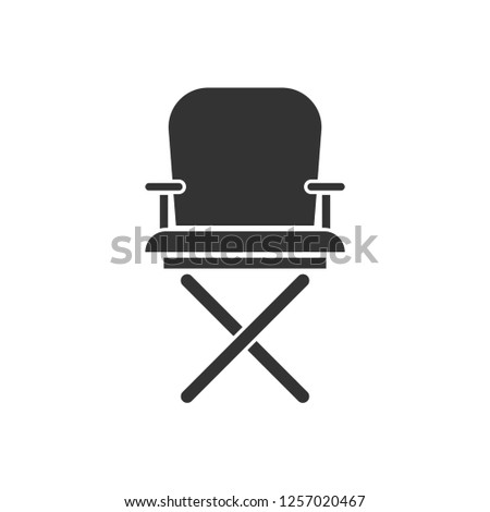 Director chair. Icon Flat