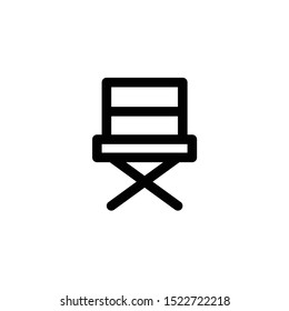 Director Chair Icon , Director Logo, Cinema Symbol .