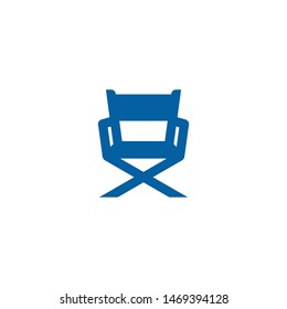 director chair icon symbol vector