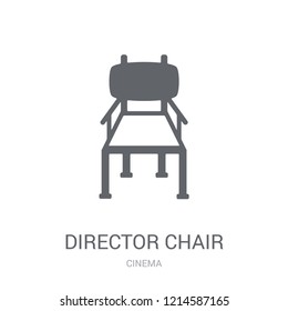 Director chair icon. Trendy Director chair logo concept on white background from Cinema collection. Suitable for use on web apps, mobile apps and print media.