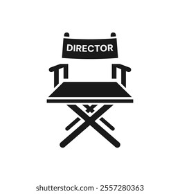 director chair icon vector design