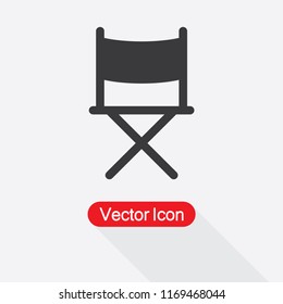 Director Chair Icon Vector Illustration Eps10