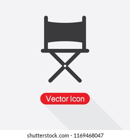 Director Chair Icon Vector Illustration Eps10