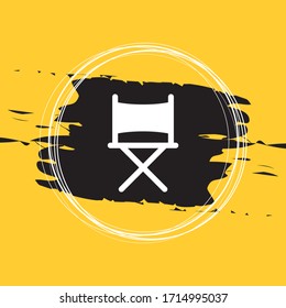 Director Chair Icon Vector Illustration Eps10